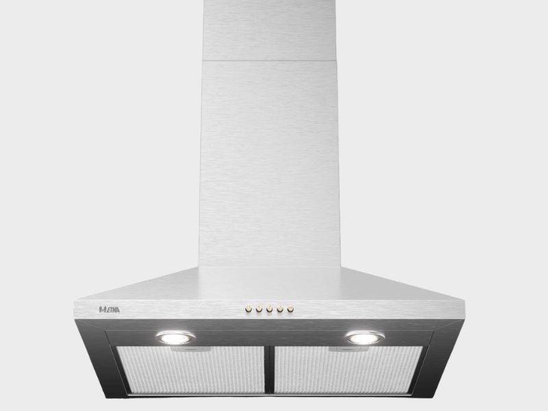 AP460RVS 1 Afzuigkap 60 cm RVS wandschouw – ETNA AP460RVS