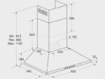 Afmetingen Afzuigkap 60 cm RVS wandschouw – ETNA AP460RVS