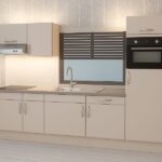 Keukenblok 280 cm in het cashmere.