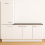 Keuken wit 240 met hoge kast