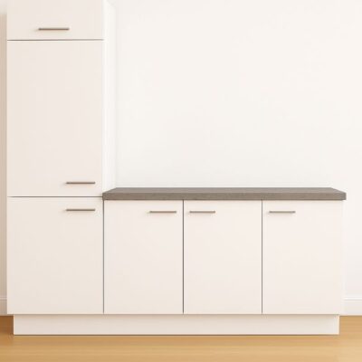 Keuken wit 240 met hoge kast