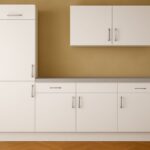 Witte Keuken 240 met hoge kast, hangkasten en onderkasten