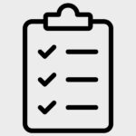 Clipboard list icoon
