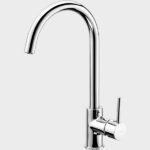 Deante Chroom kraan met J uitloop