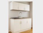 Keukenblok 180 cm met hangkasten | Spoelbak & kraan | Koelkast & kookplaat - Afbeelding 2