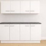 Keukenblok 240 cm – Basic | Met Hoge kast