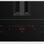 inductiekookplaat met geïntegreerde afzuiging slider bediening