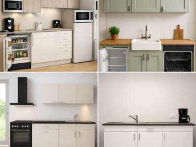 Pantry en minikeukens met apparatuur voor compacte ruimtes